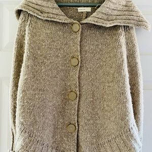 Anthropolgie sleeping on snow sweater shawl